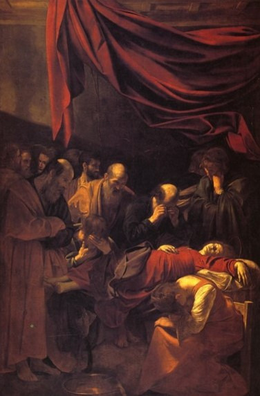 성모의 죽음 (The Death of the Virgin, 1606)-카라바조