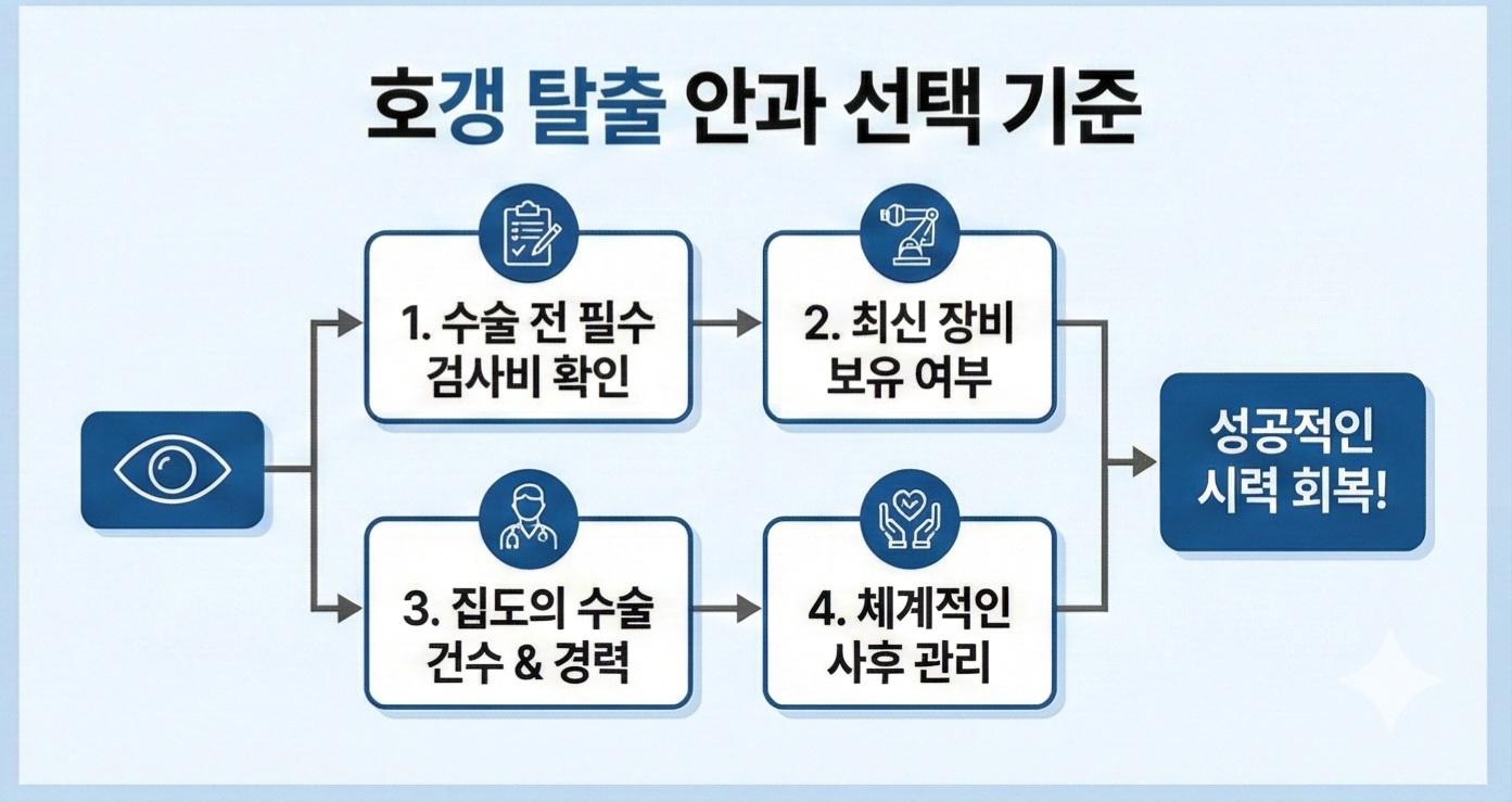 백내장 안과 선택 기준