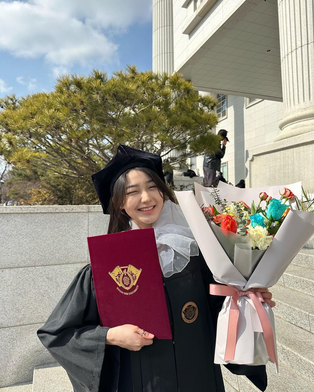 김다혜 경희대 졸업하던 날