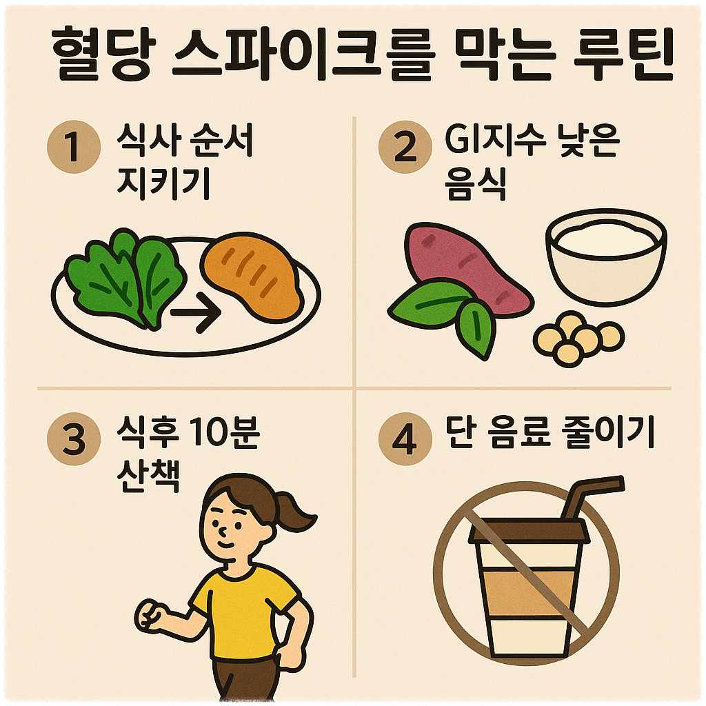 스파이크 막는 순서