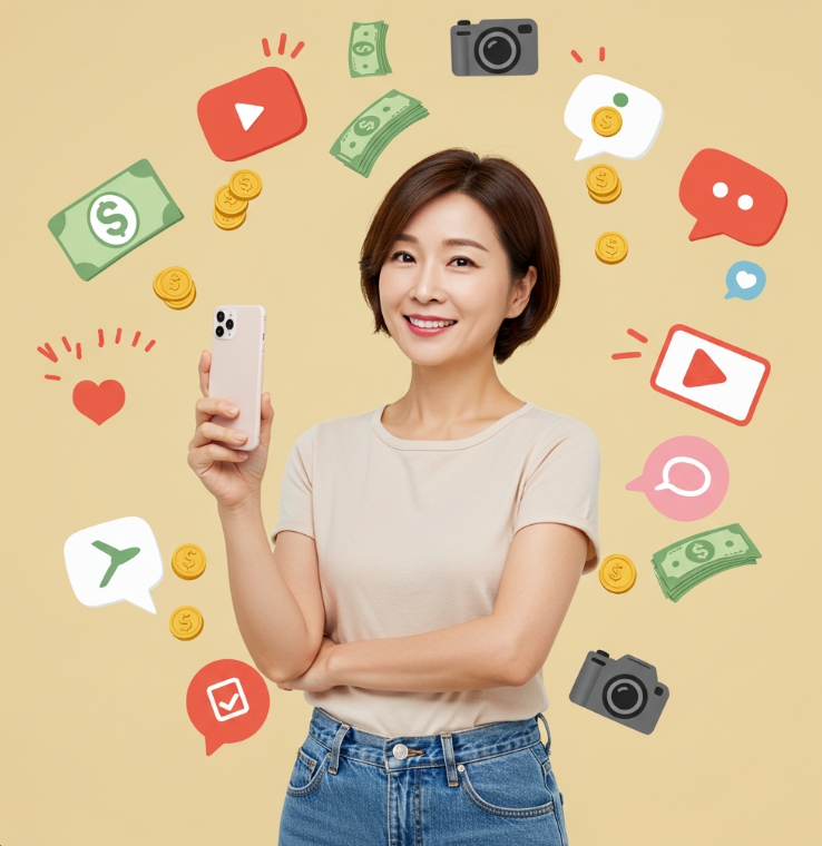 혼자 1인 미디어로 한달 월 수익 300만 원 벌었던 구조