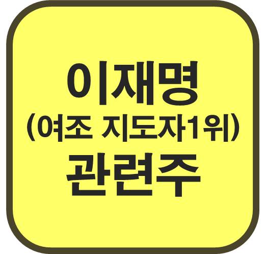 이재명-관련주-여론조사-차기-지도자-1위