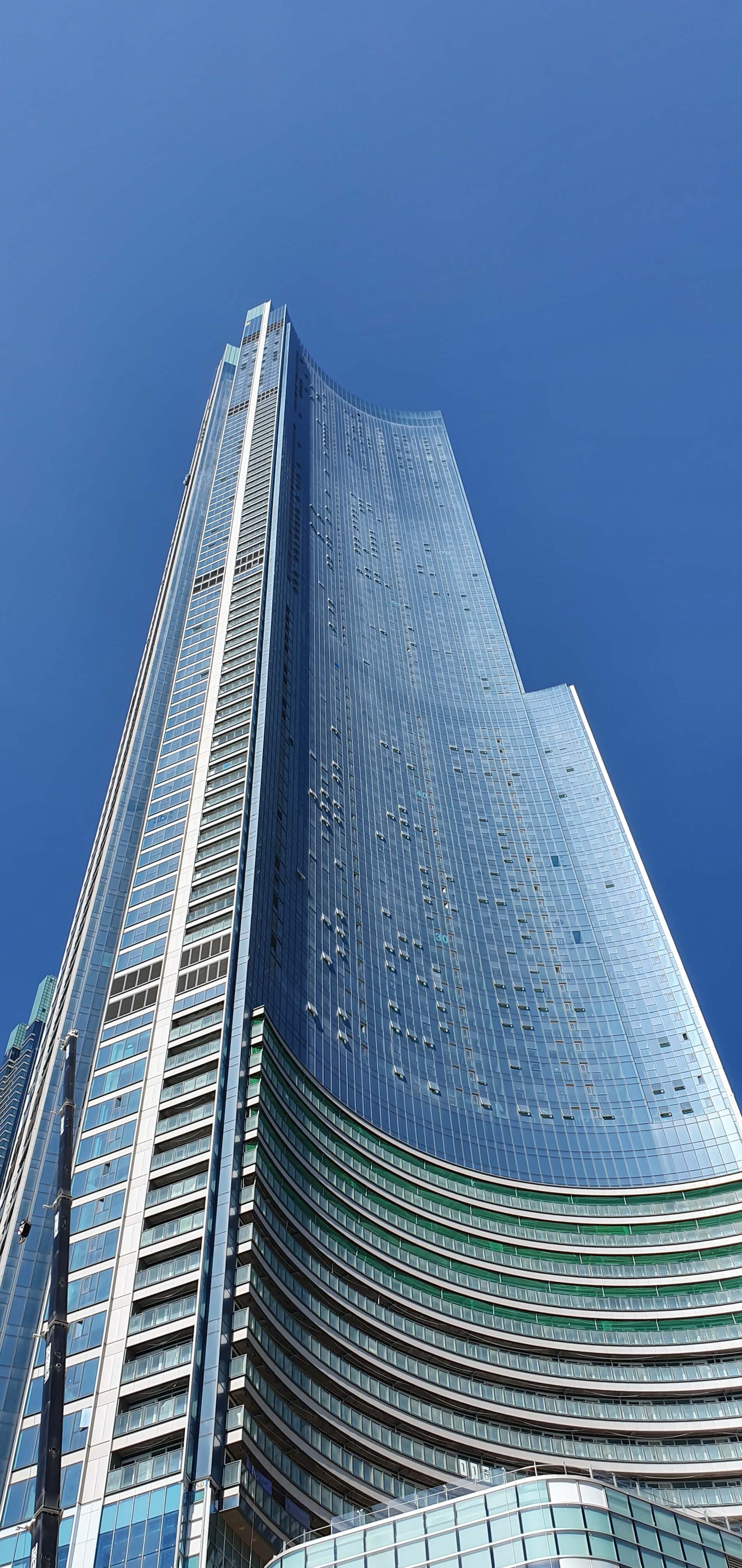 문탠로드 공영주차장(미포, 달맞이길) 엘시티(LCT) 풍경