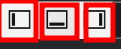 Main zone, Left zone, Right zone 구성 옵션