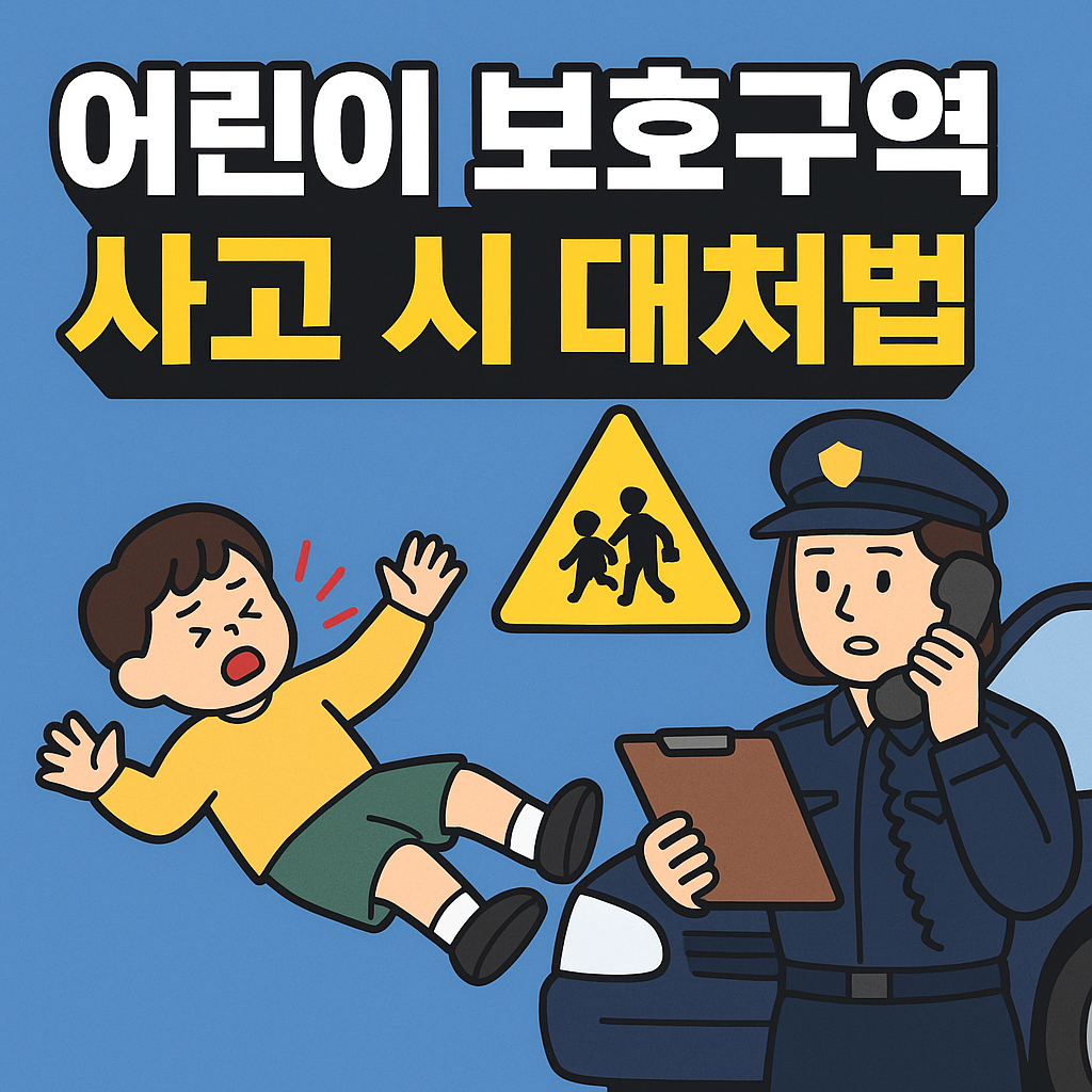 어린이보호구역 사고 대처법