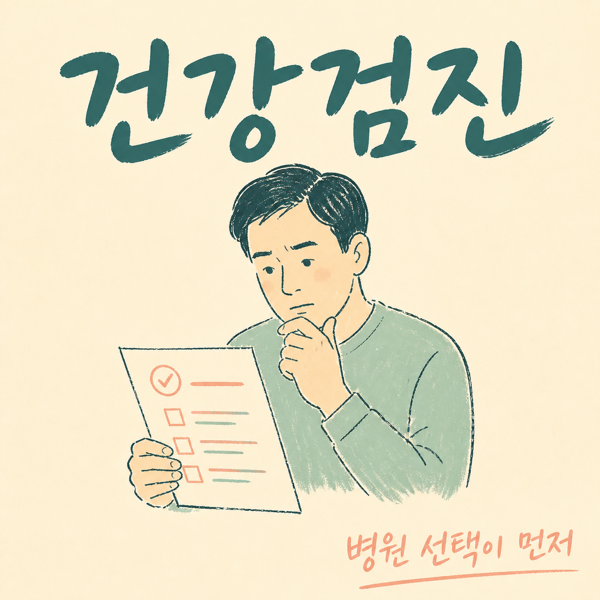 건강검진 병원추천 선택 기준 대표 이미지