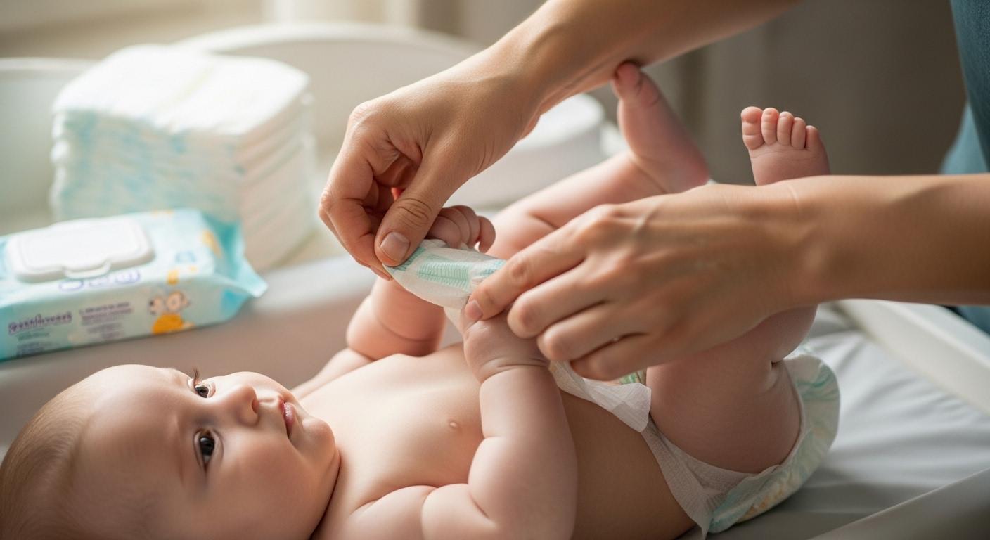 기저귀 빨리가는법