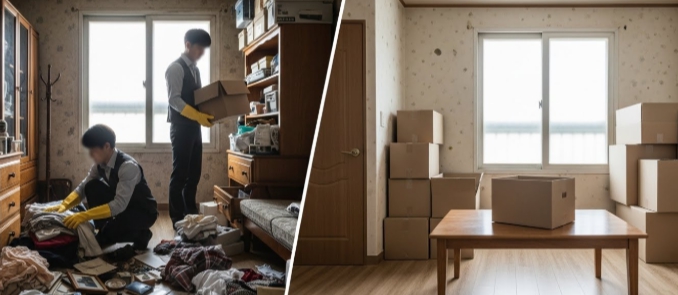 의령 고독사청소 및 정리