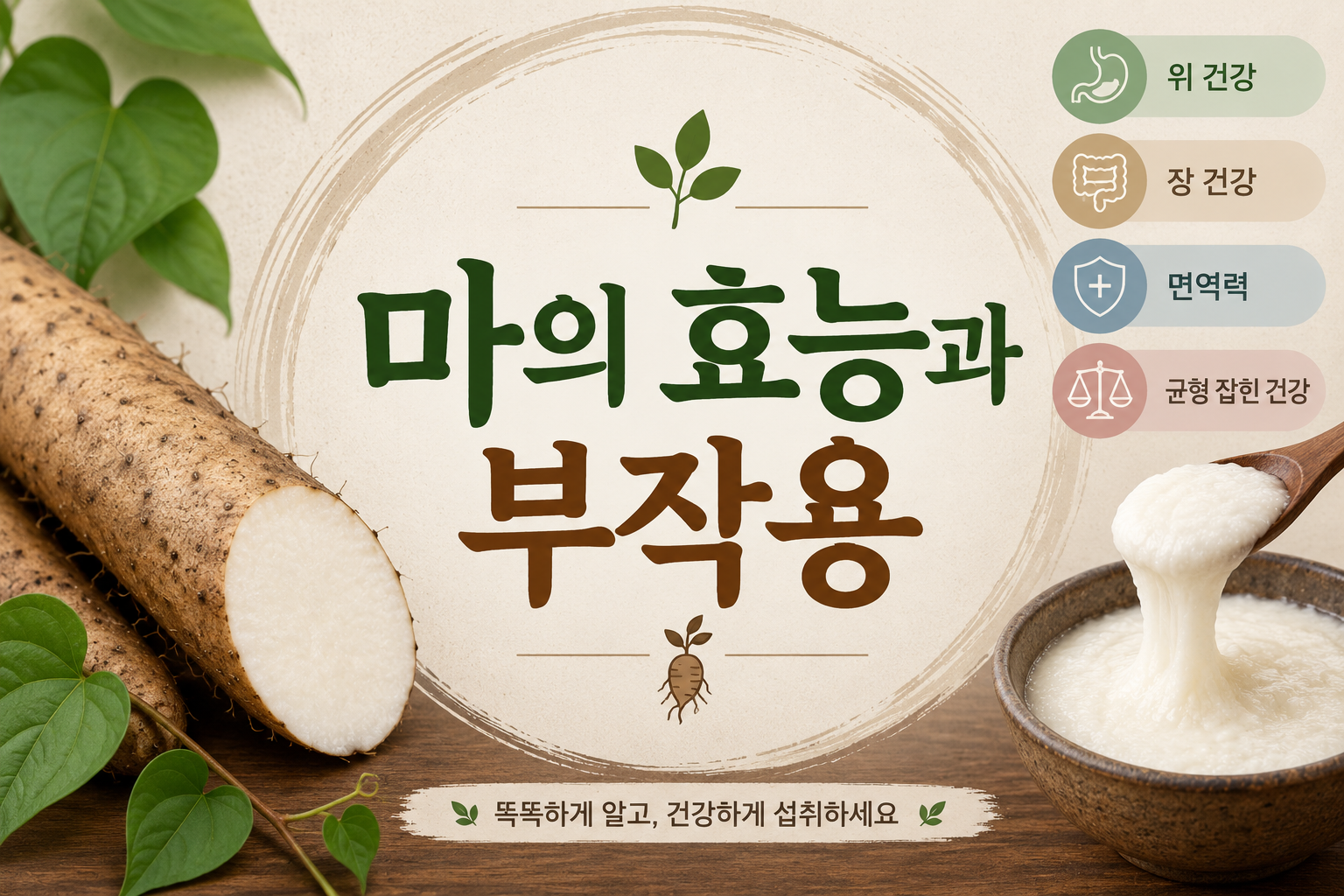 마의 효능과 부작용