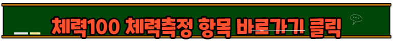 국민체력100 체력수준 등급 알아보기