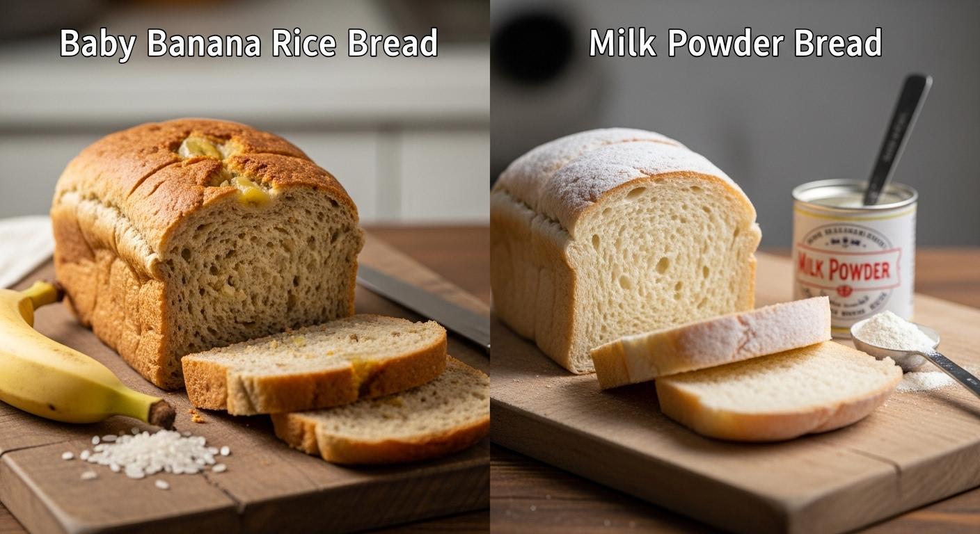 아기 바나나쌀빵분유빵 레시피