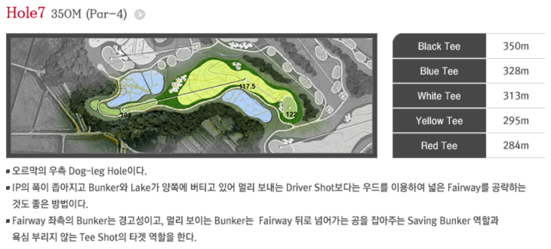 실크밸리 골프클럽 밸리코스 7