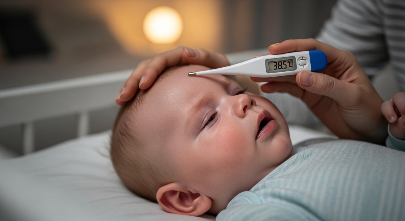 아기 열 38도 이상
