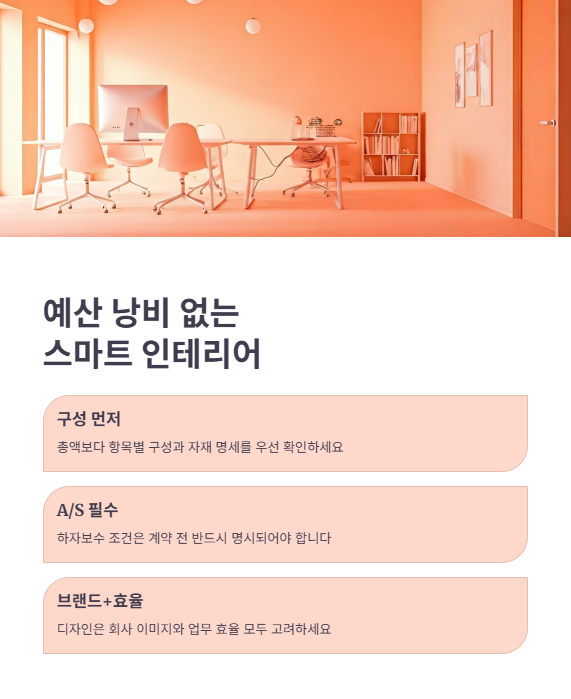결론: 예산 낭비 없는 인테리어 진행법