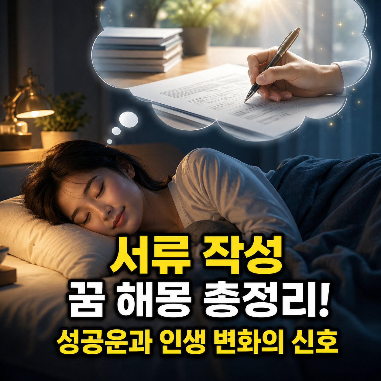 서류 작성 꿈