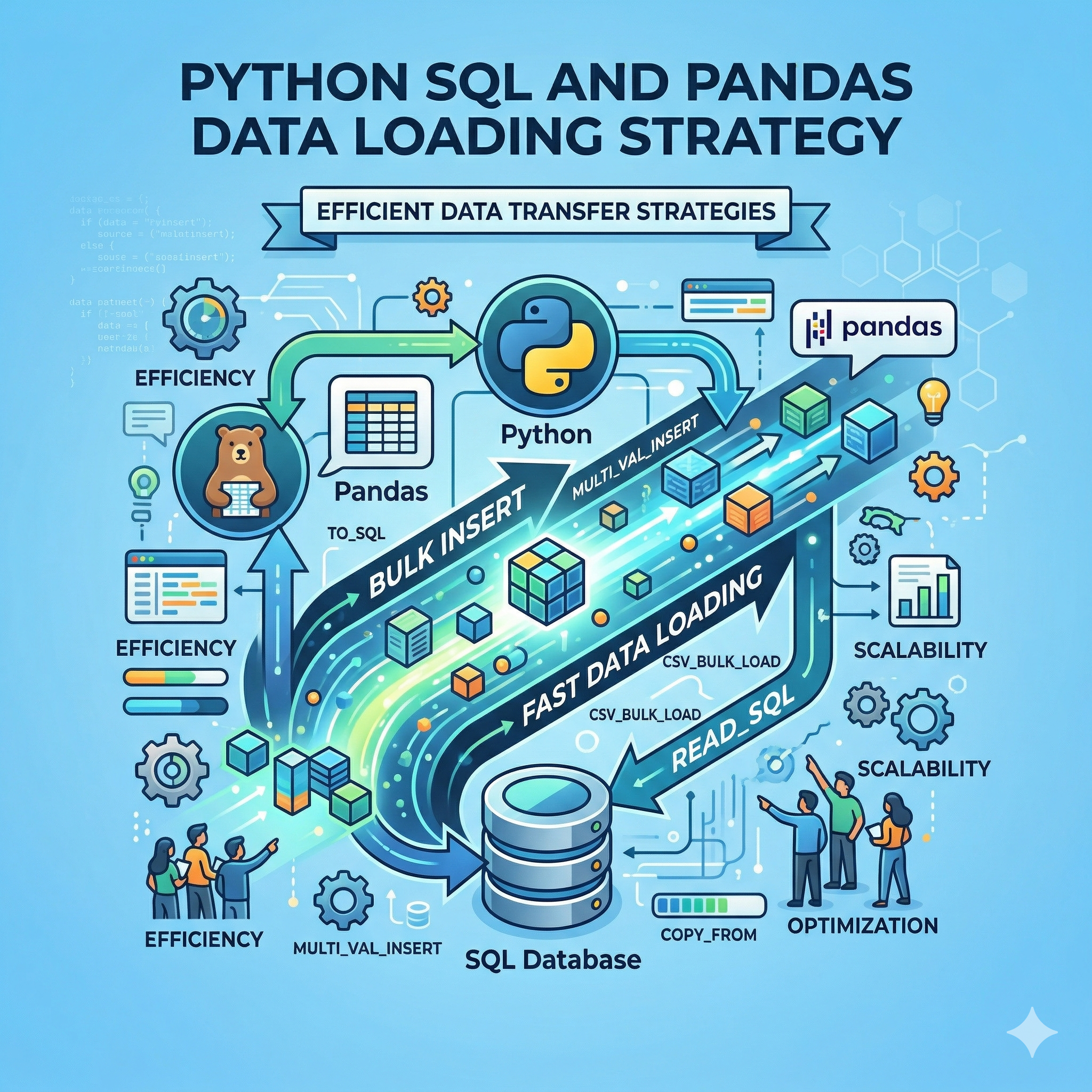 SQL과 Pandas 간의 효율적인 데이터 로딩