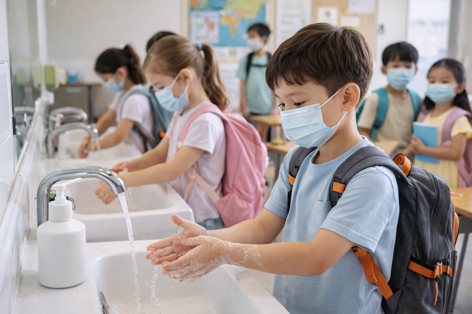 소아청소년 인플루엔자 증가와 백신 중요성 관련 이미지