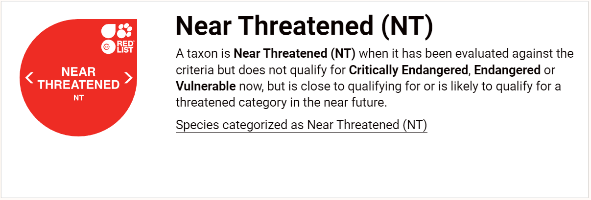 적색목록: 준 위협