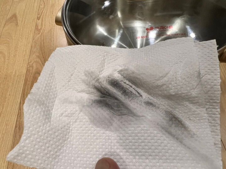 연마제 제거 잔재물