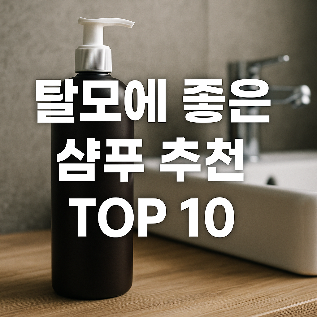 탈모에 좋은 샴푸 추천 TOP 10
