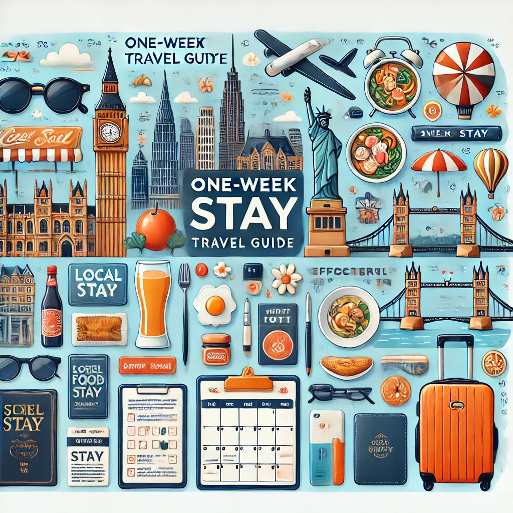 일주일 살기 ✈️ 새로운 도시에서 한 달 살기 대신 가볍게 즐기는 법!