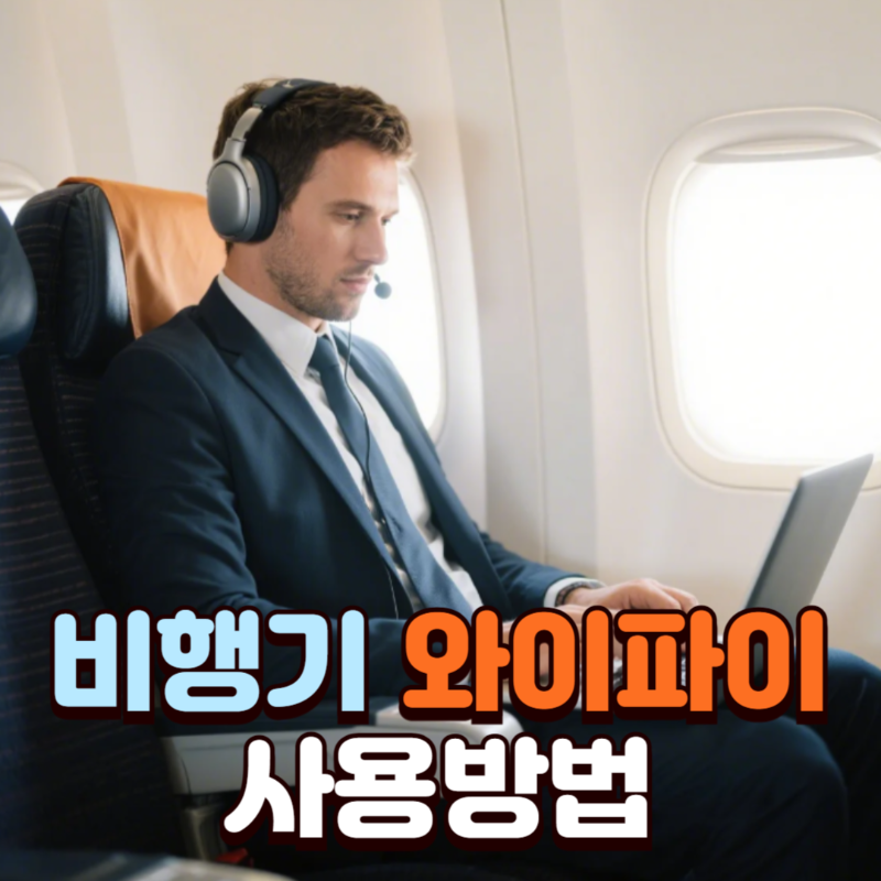 비행기 와이파이 사용법