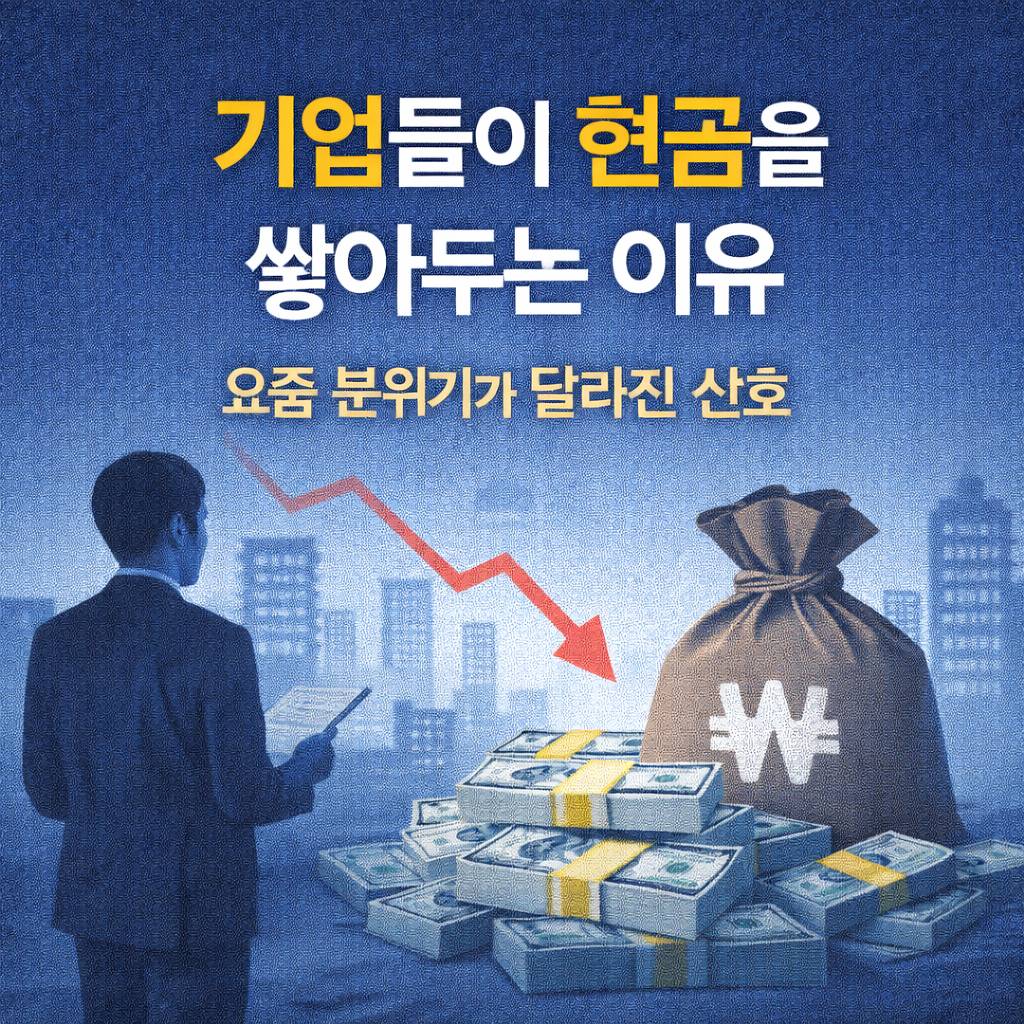기업들이 현금을 쌓아두는 이유, 요즘 분위기가 달라진 진짜 신호