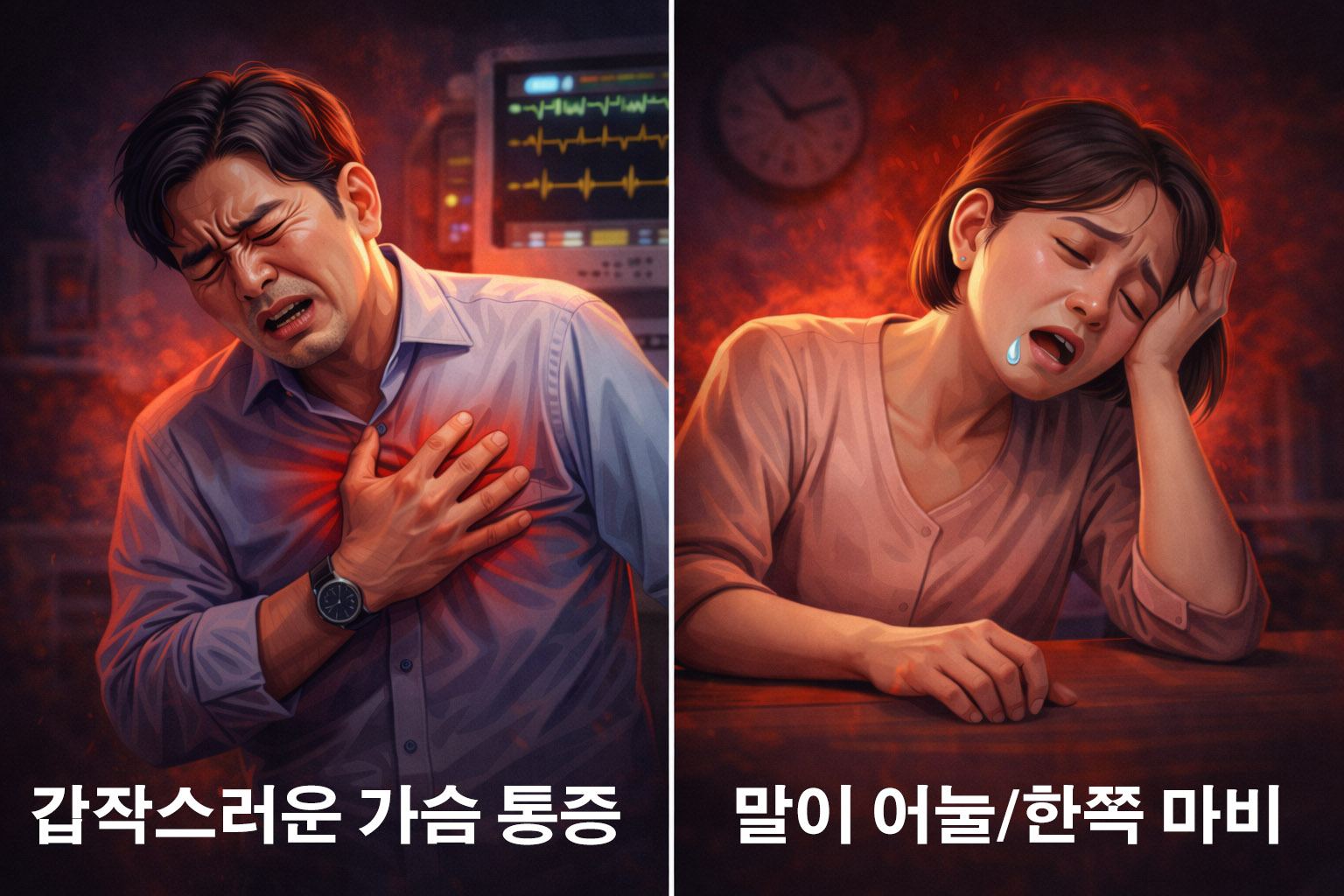 응급실 가야 할 증상 10가지 빠른 요약