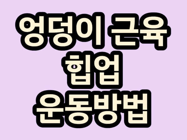 힙업-운동방법-썸네일