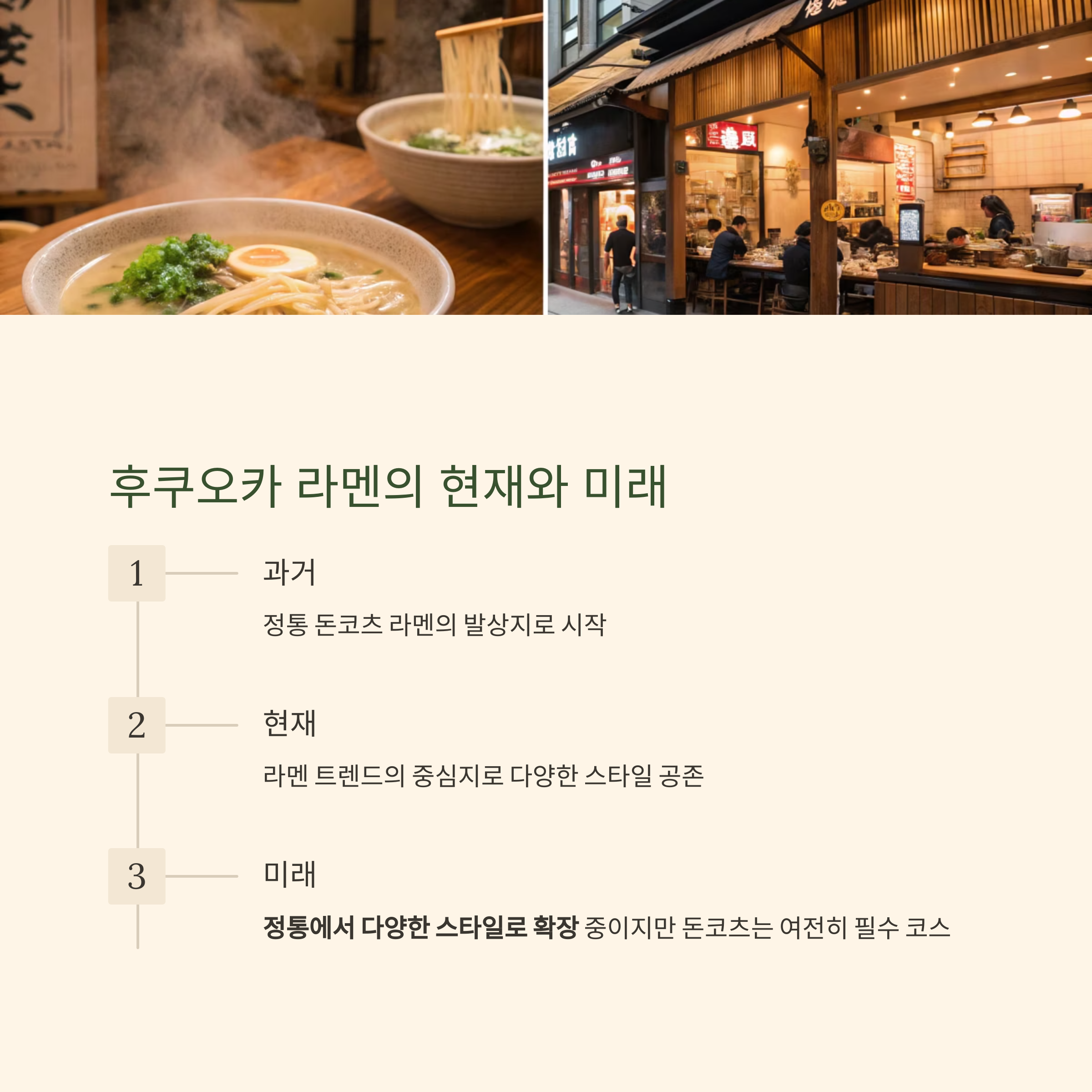 후쿠오카 라멘의 현재와 미래