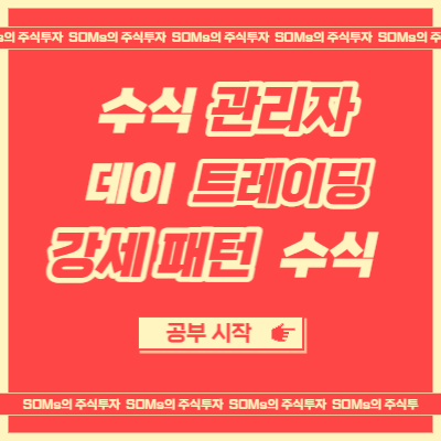 데이트레이딩 전용 강세 패턴 - 시장 주도주 눌림목