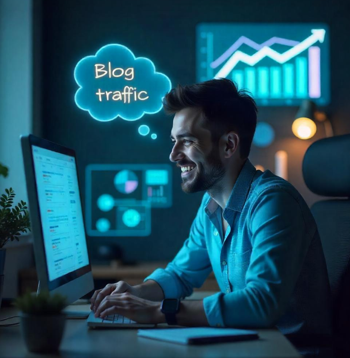 Long-tail blog traffic