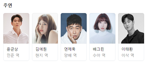 출연자들 사진