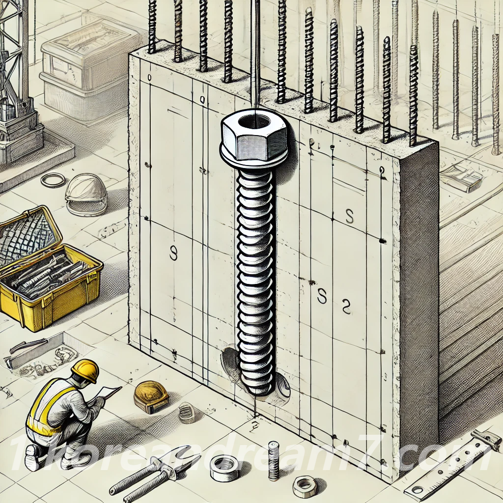 앵커볼트 종류 4가지와 설치방법
