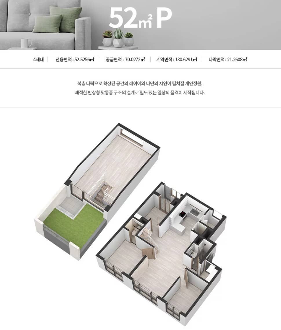 에스아이팰리스 올림픽공원 52P 평형 정보