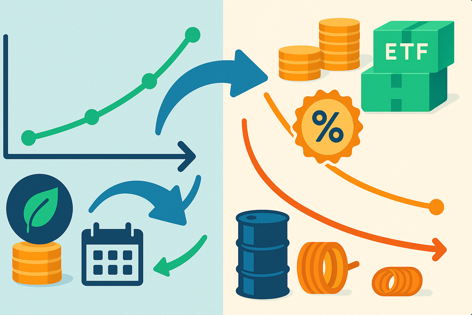 탄소배출권·원자재 선물 ETF에서 ‘컨탱고 세금+롤오버’가 만드는 이중 비용, 피하려면 무엇을 보아야 할까?