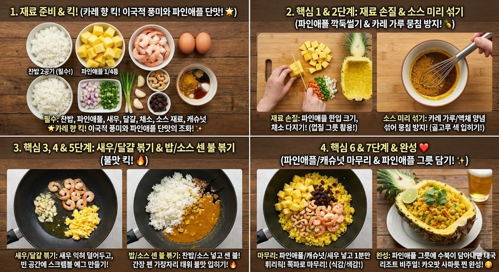 태국 파인애플볶음밥 만들기