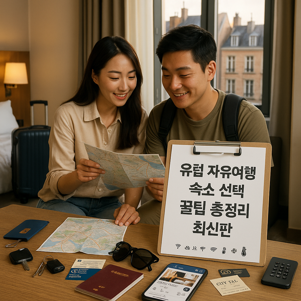 유럽 자유여행 숙소 선택 꿀팁 총정리 최신판