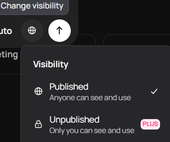 AI 무료 로고 이미지 생성 Ideogram Visibility