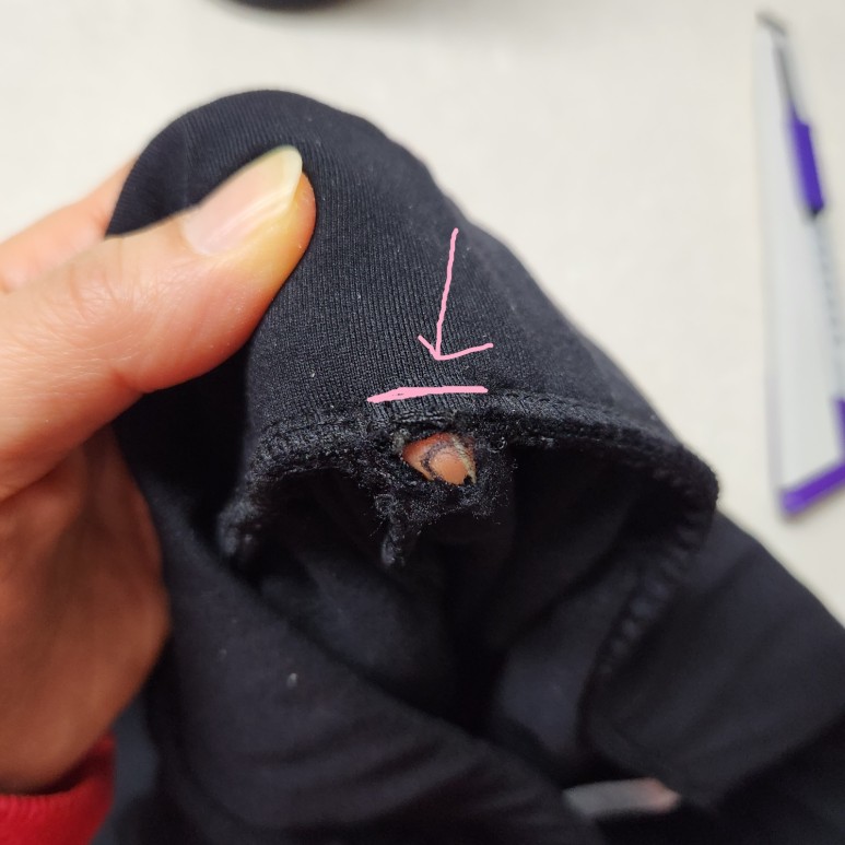 바지 늘리는 과정 소개 사진