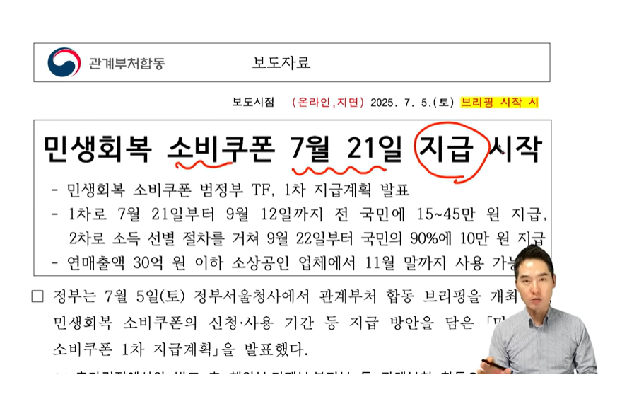 민생 소비쿠폰