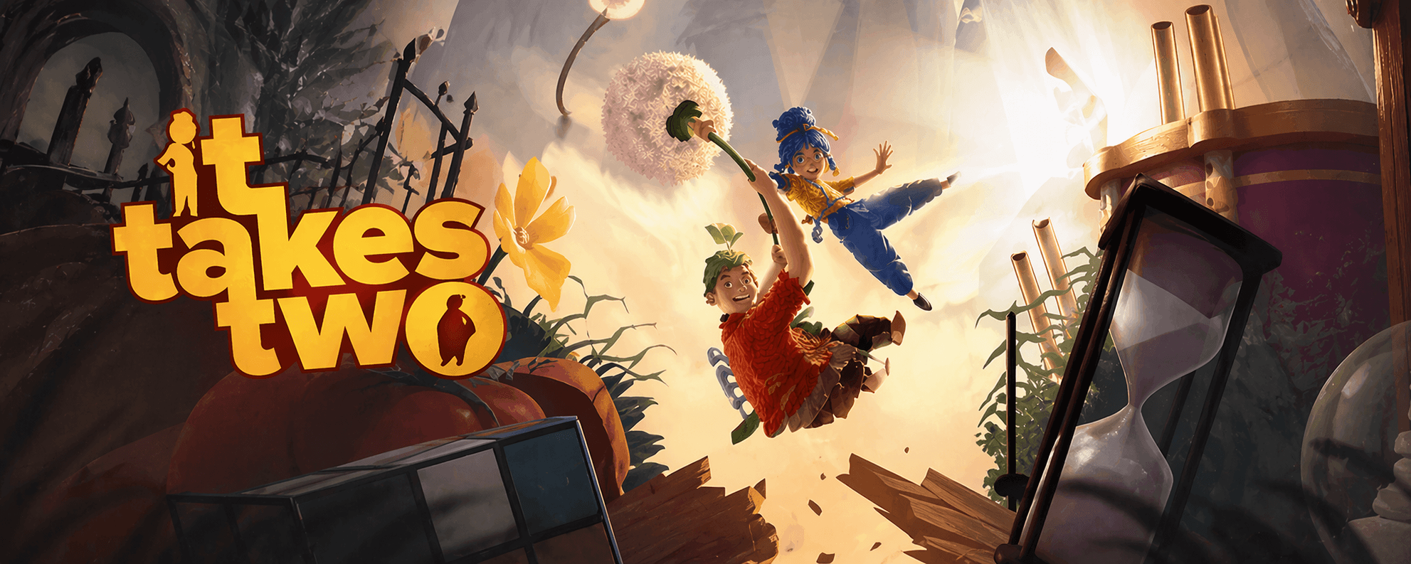 It Takes Two 민들레를 잡고 내려오는 코디와 메이