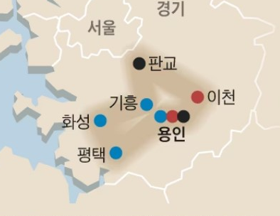 용인 반도체 클러스터 위치