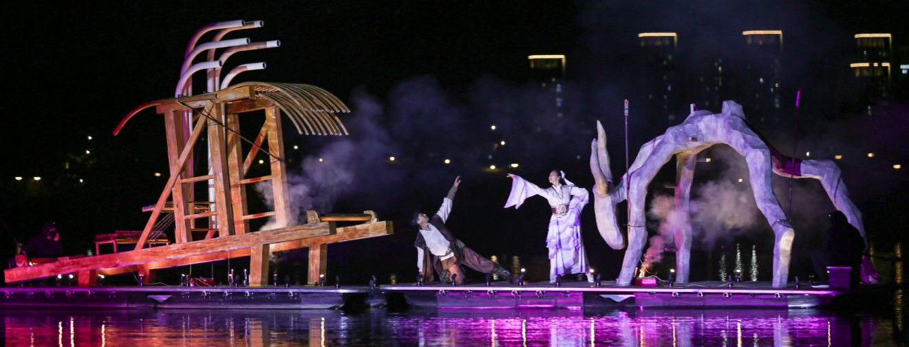 2023 세종축제 메인공연 수상불꽃극 <호수 위 우주>