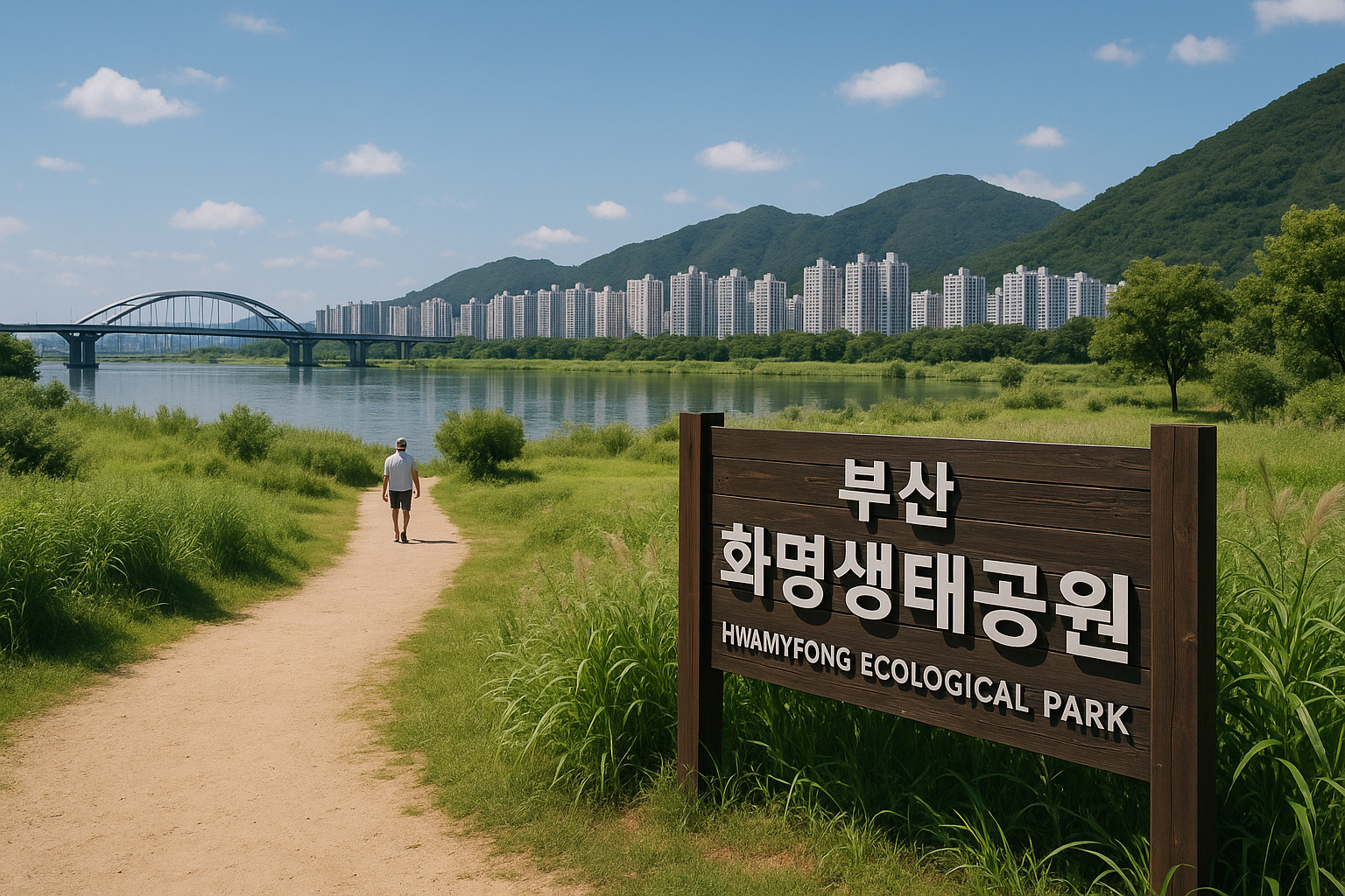 화명생태공원 가을 산책 명소 부산