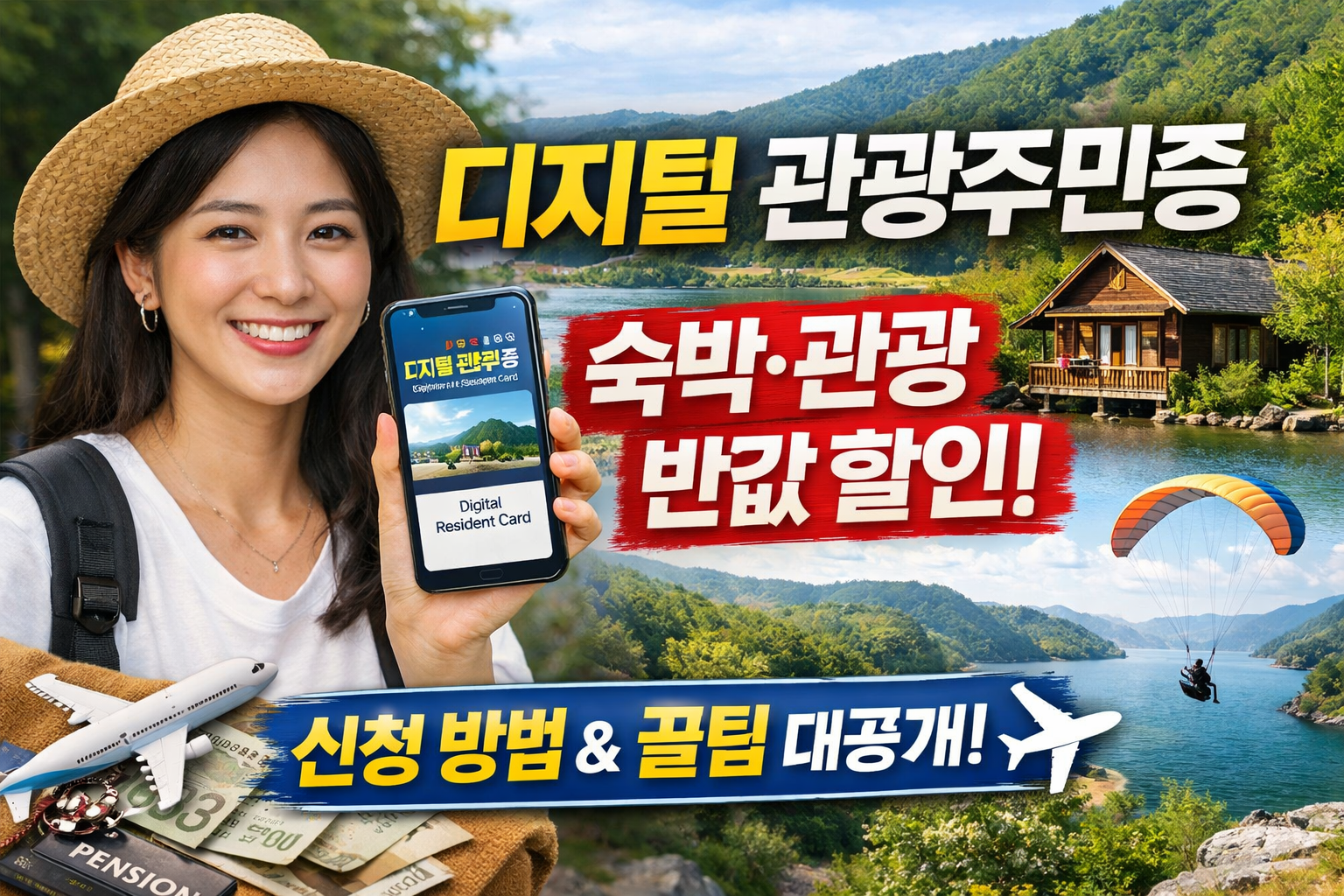 2025 디지털 관광주민증 혜택 총정리 ✈️ ❘ 신청방법·숙박 할인까지 한 번에 정리