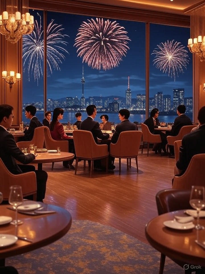 서울 불꽃축제 명당 레스토랑 예약