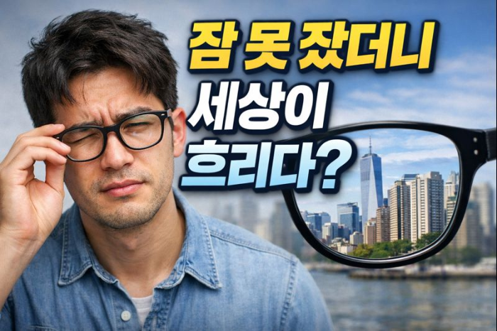 잠 못 잤더니 세상이 흐리다? (feat. 실눈 뜨면 잘 보이는 과학적 이유)
