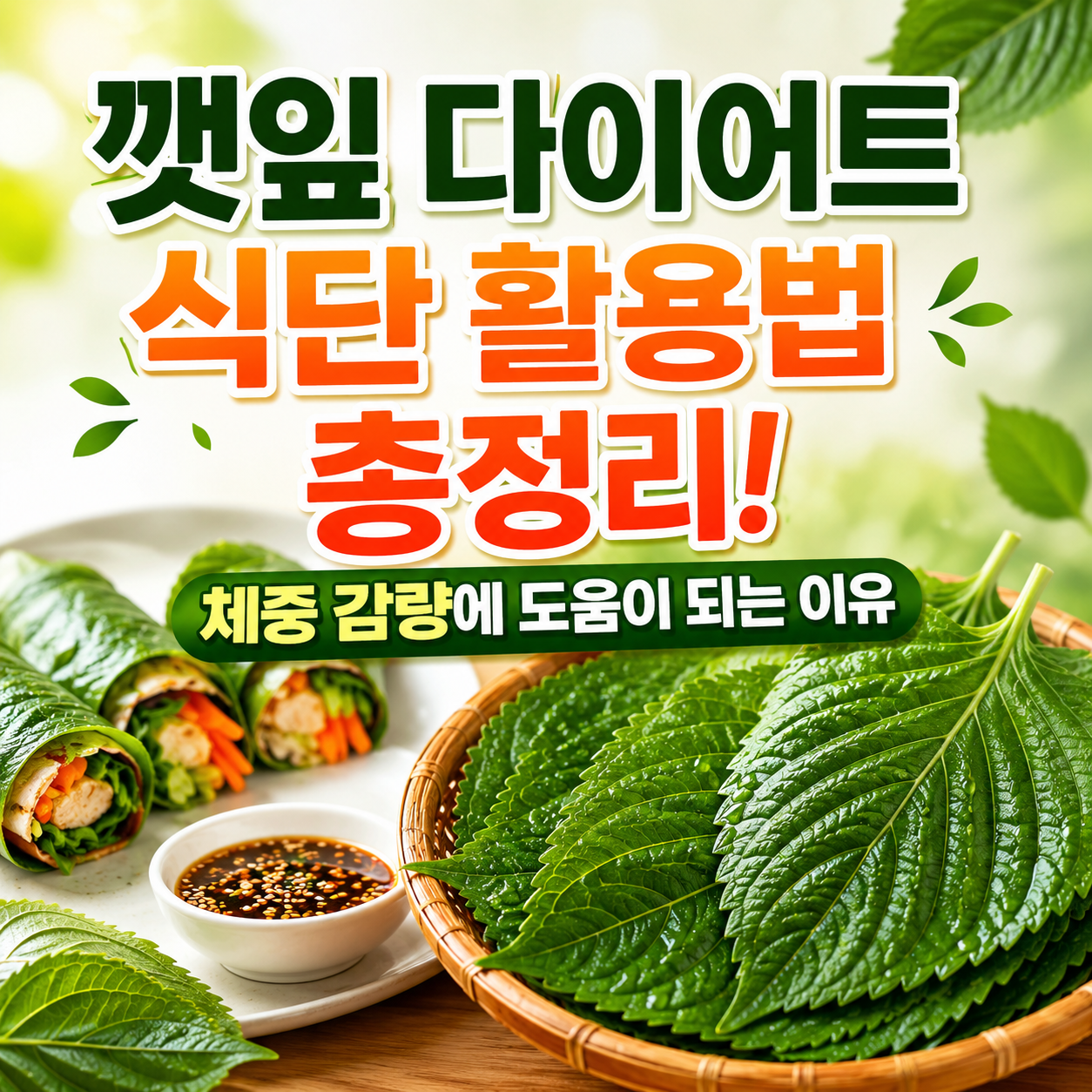깻잎 다이어트 식단