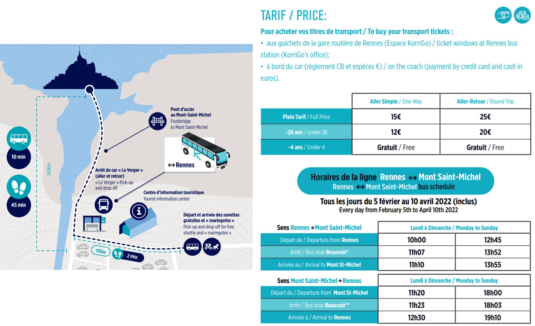 몽생미셸-렌역-버스-시간표-지도